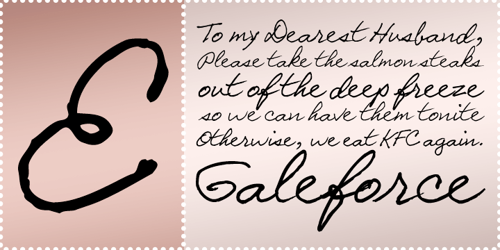 Galeforce BTN Font Family Poster