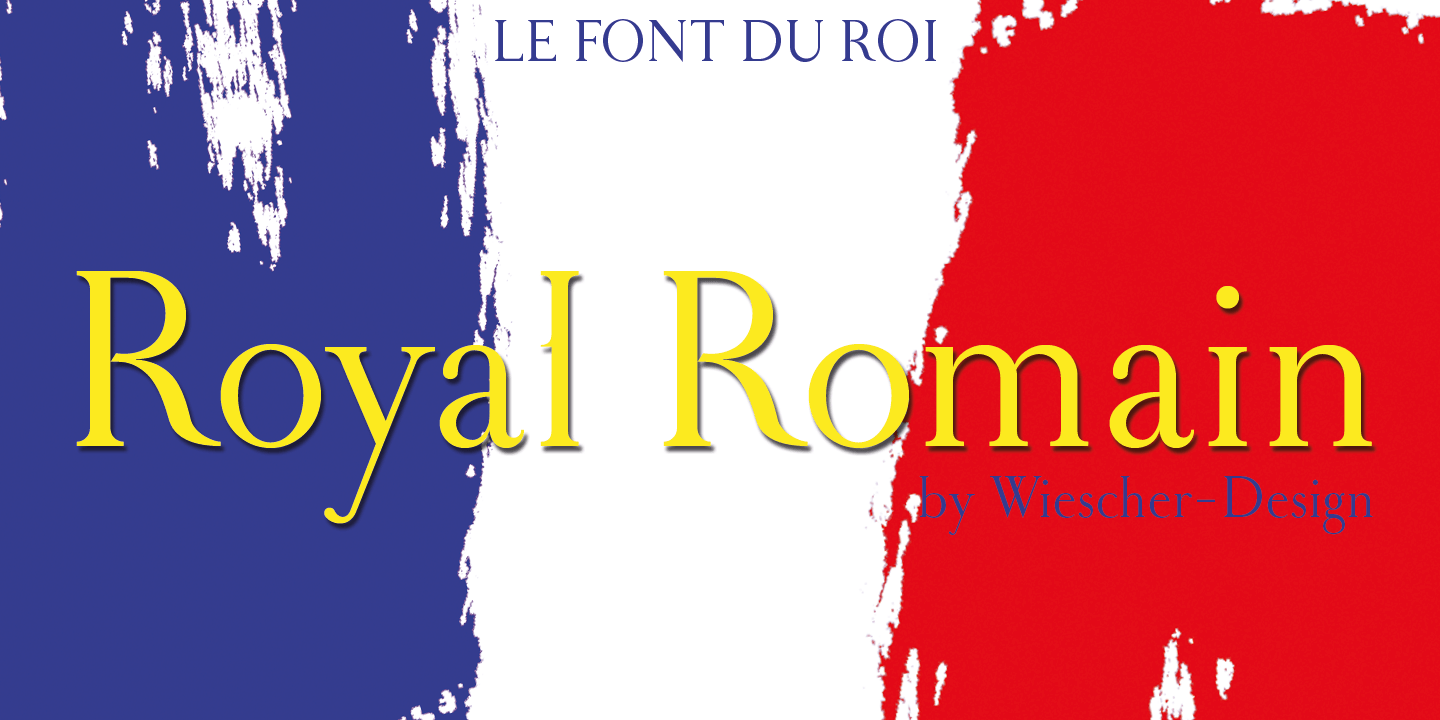 Royal Romain Font Poster #1