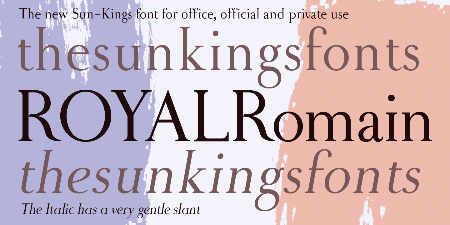 Royal Romain Font Poster #1