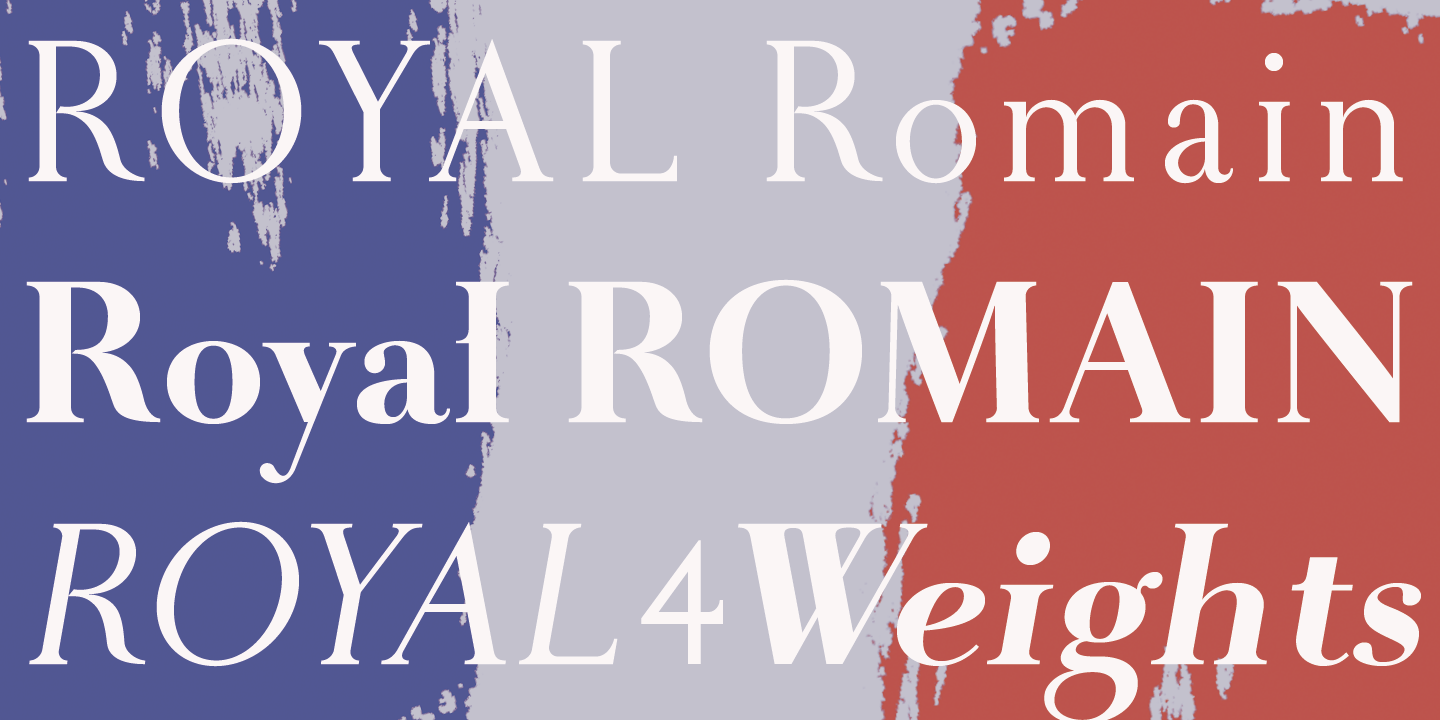 Royal Romain Font Poster #1