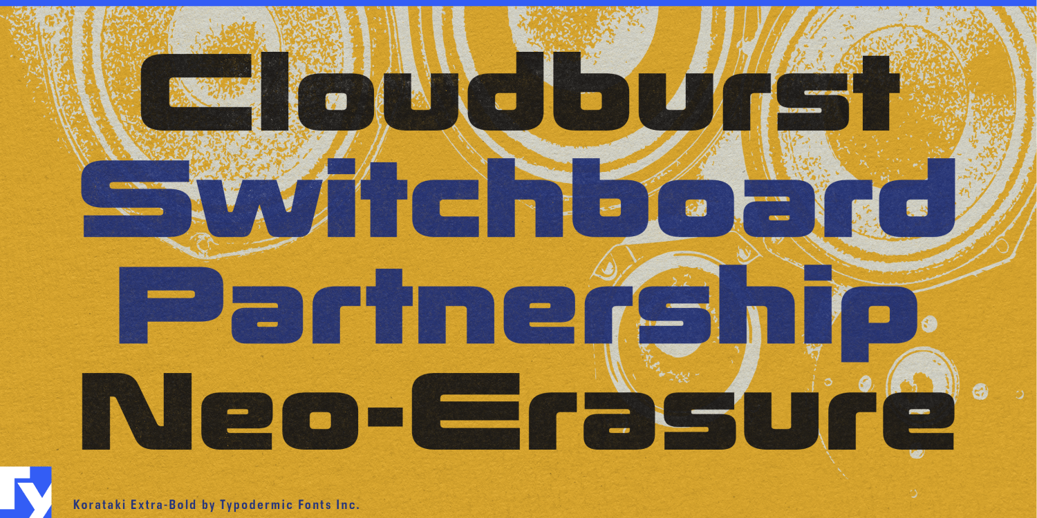 Korataki Font Poster #1