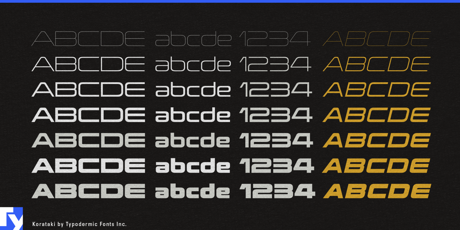 Korataki Font Poster #1