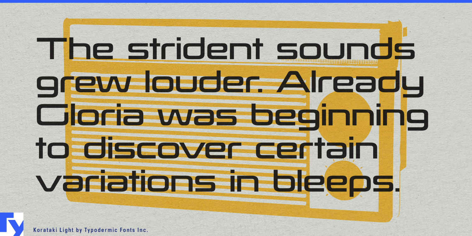 Korataki Font Poster #1