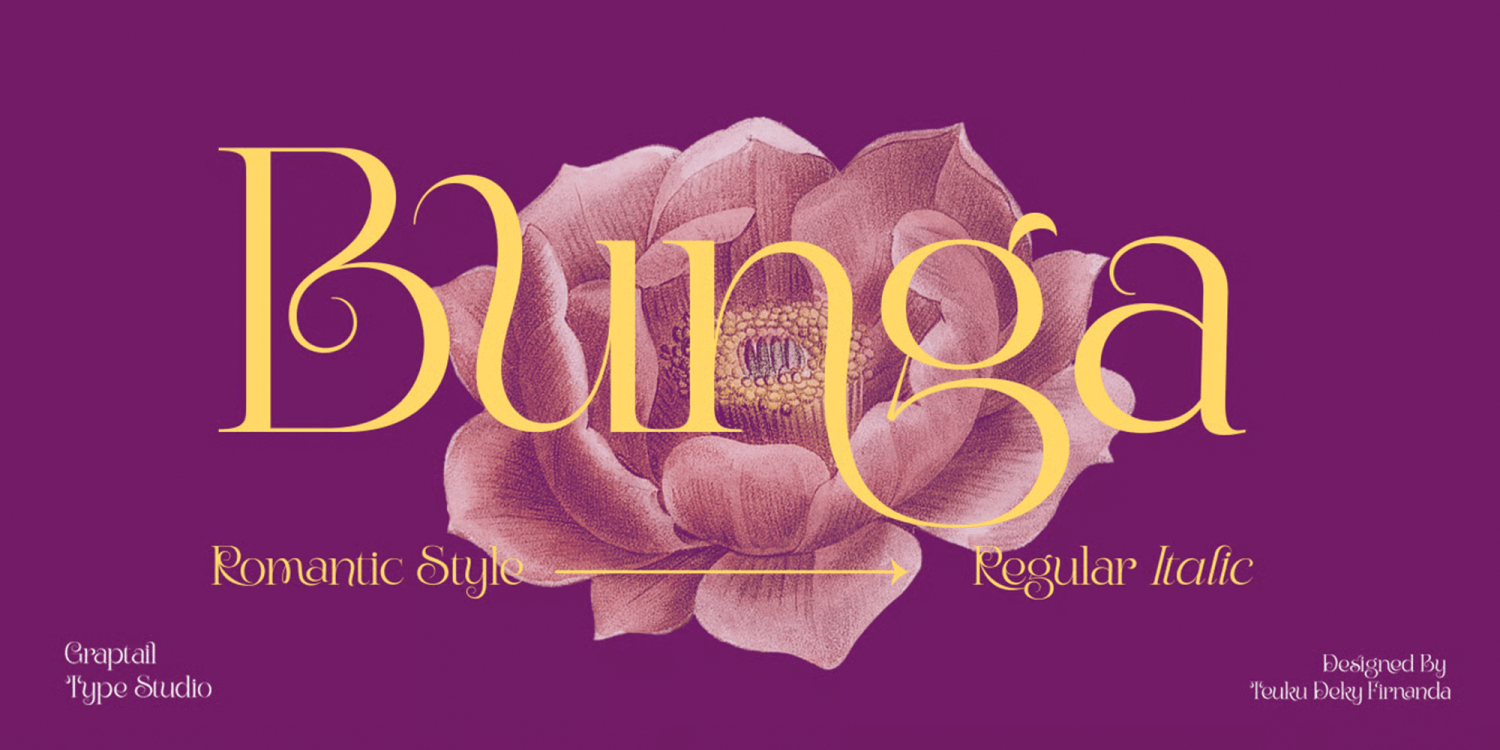 Bunga Font Family