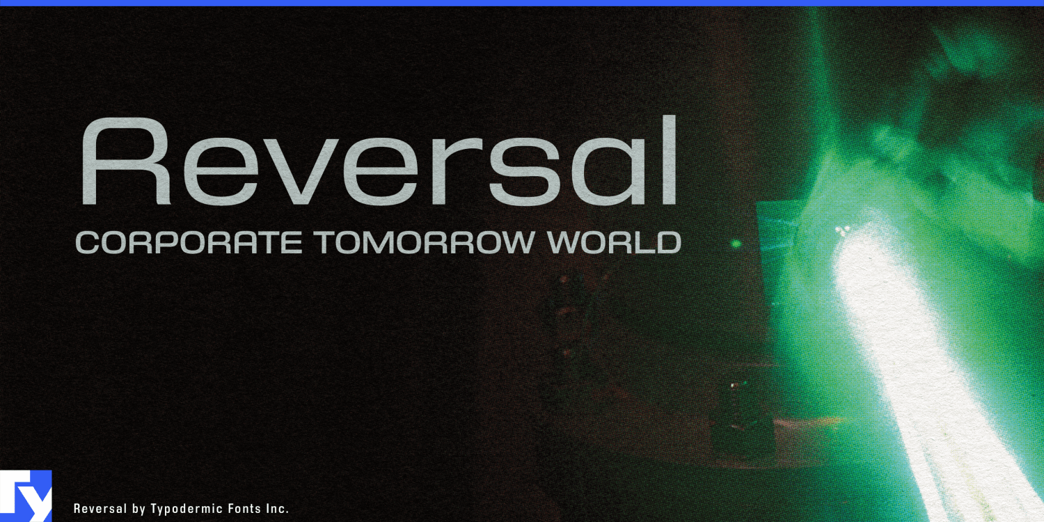 Reversal Font Poster #1