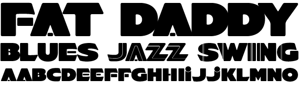 Fat Daddy Font Poster #1