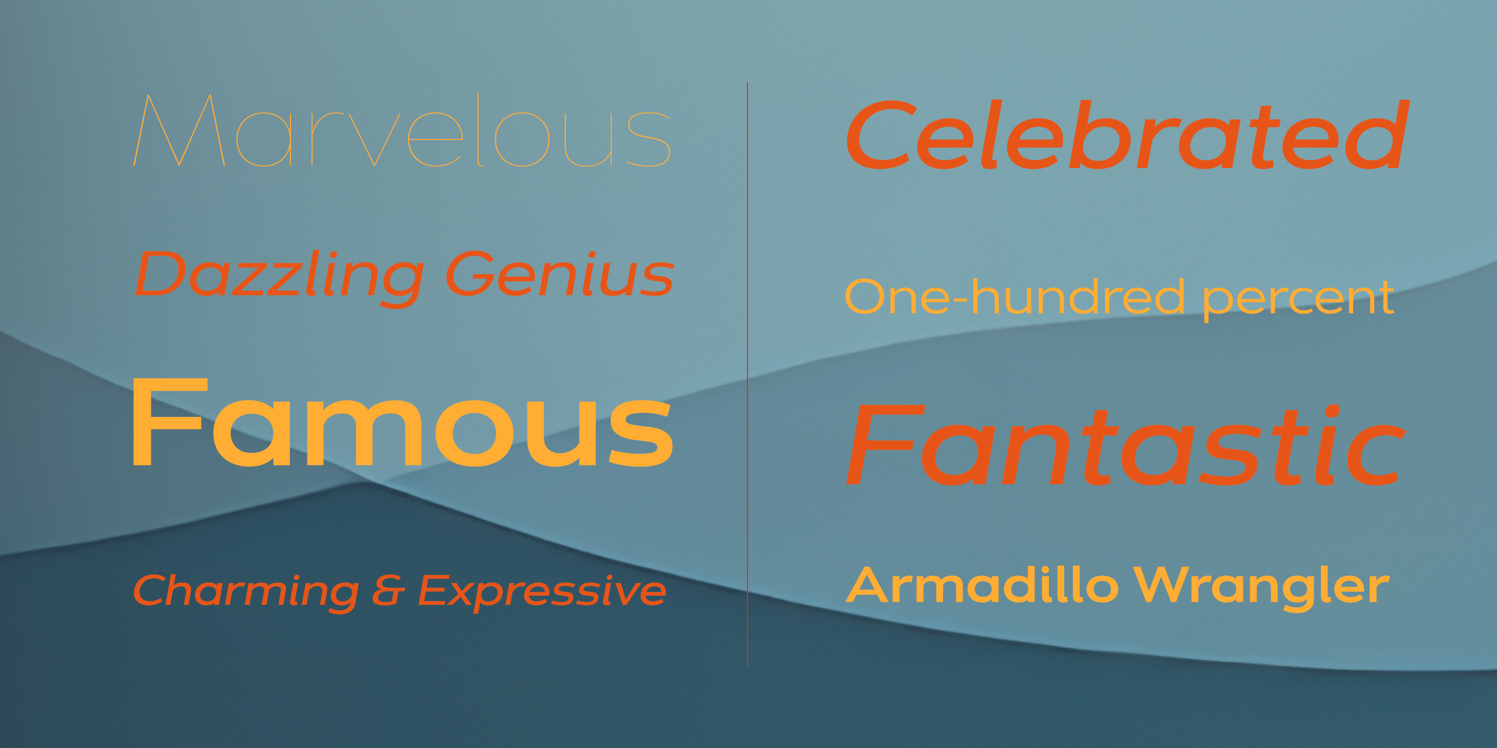 Dienstag Font Poster #8