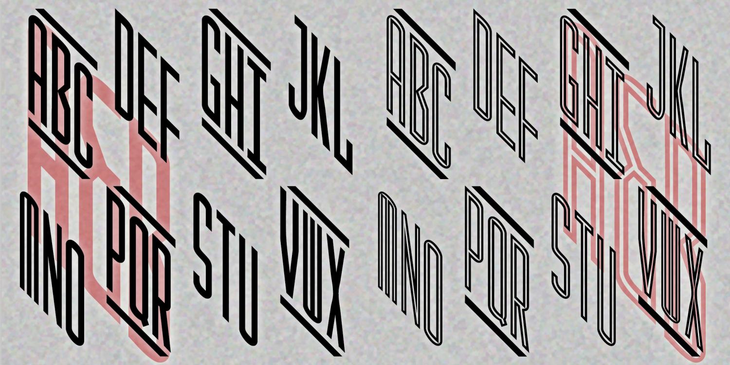 Holmes & Watson Monograms Font Poster #2
