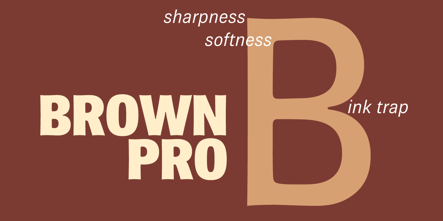 Brown Gothic Font Poster #1