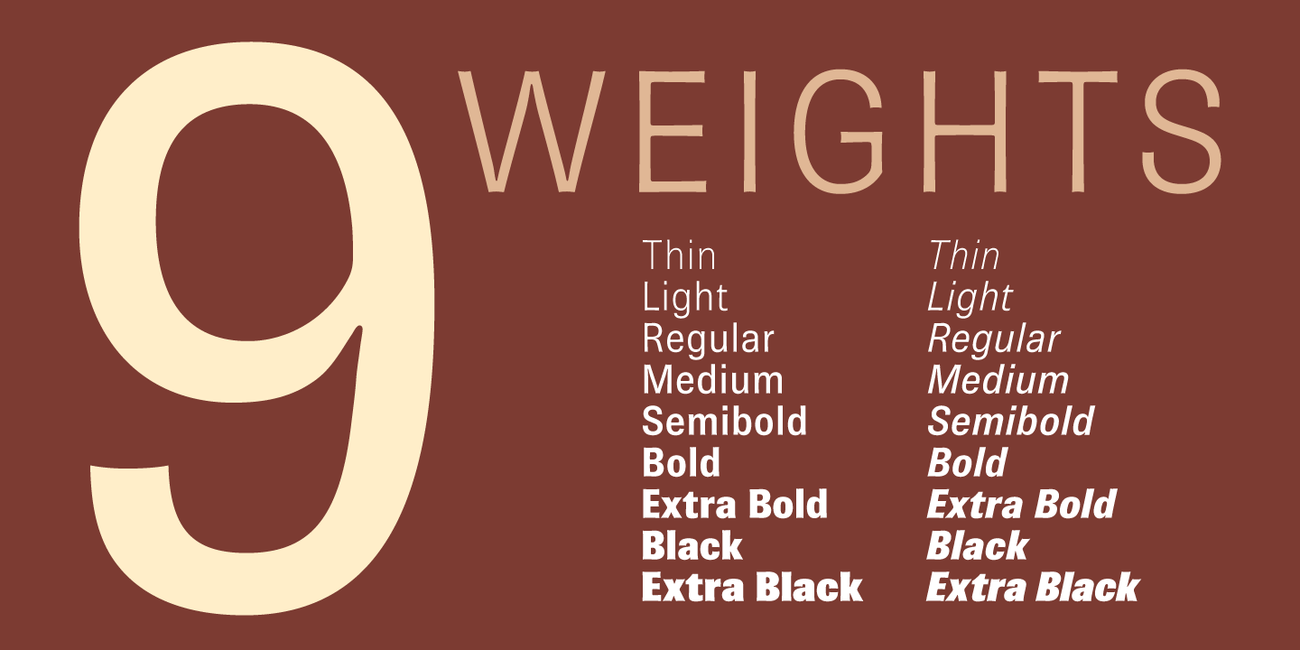 Brown Gothic Font Poster #1