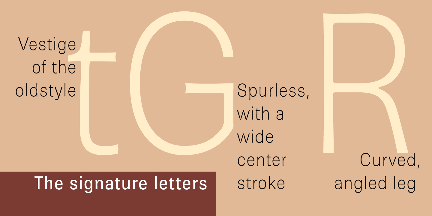 Brown Gothic Font Poster #1
