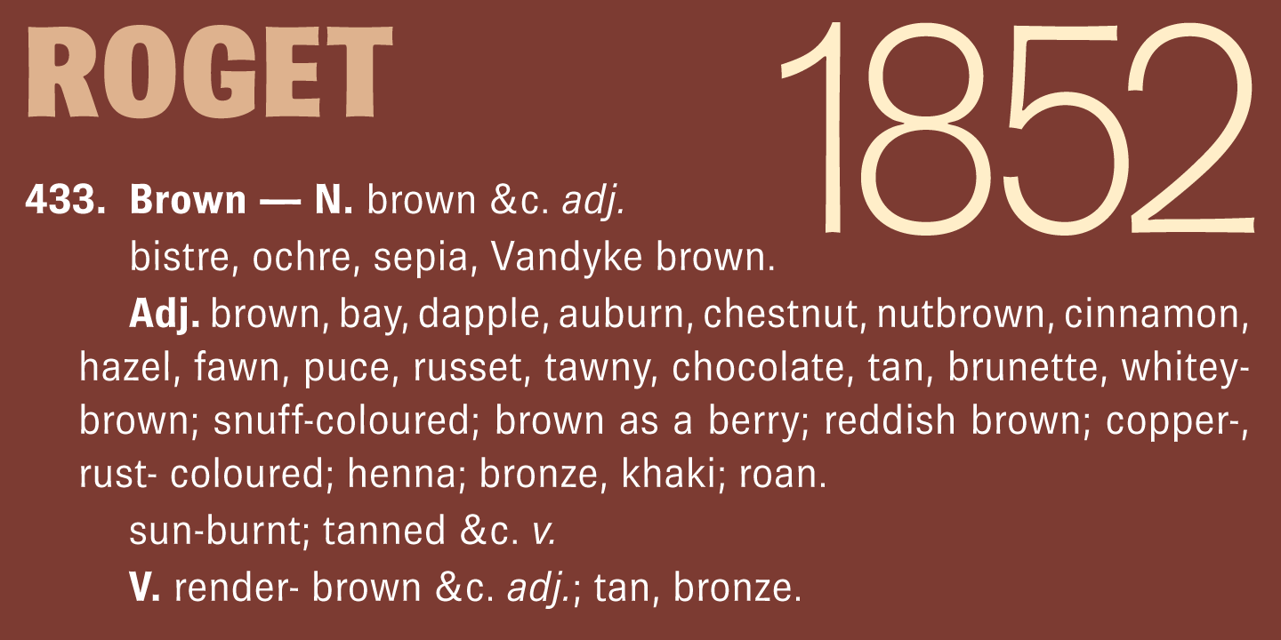 Brown Gothic Font Poster #1