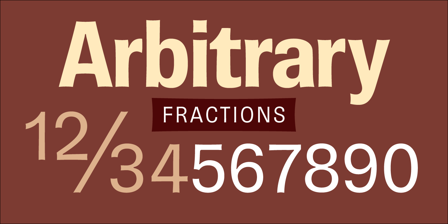 Brown Gothic Font Poster #1