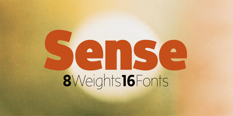 Sense Font Poster #1