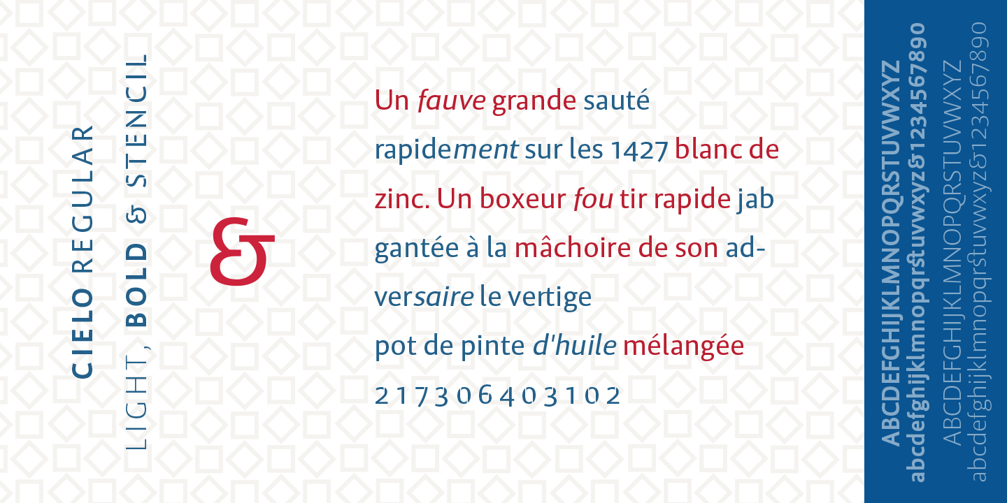 Cielo Font Poster #1