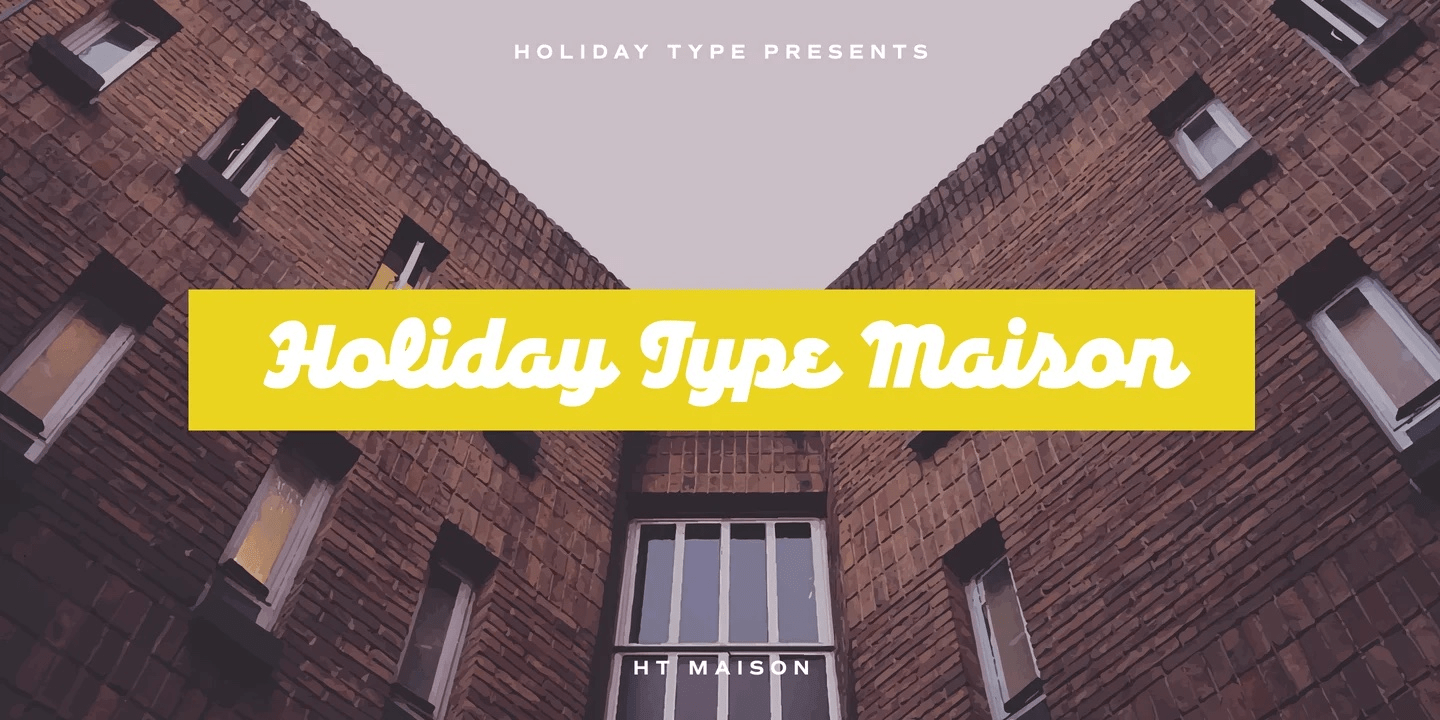 HT Maison Font Poster #1