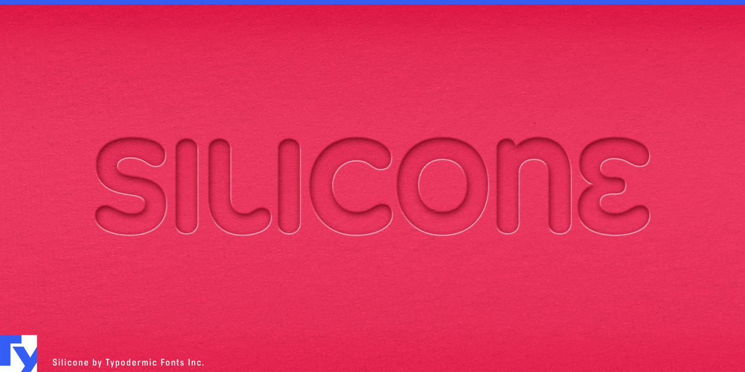 Silicone Font Poster #1