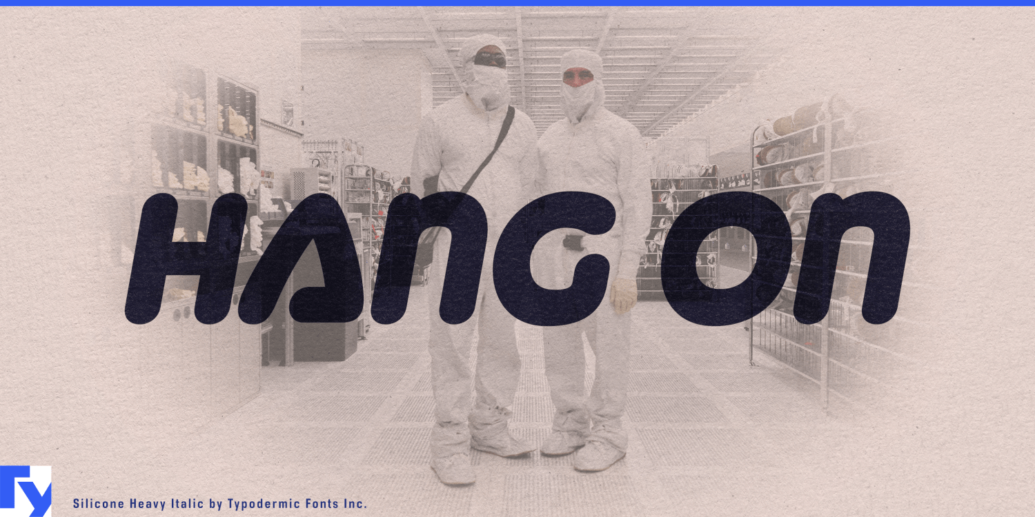 Silicone Font Poster #1
