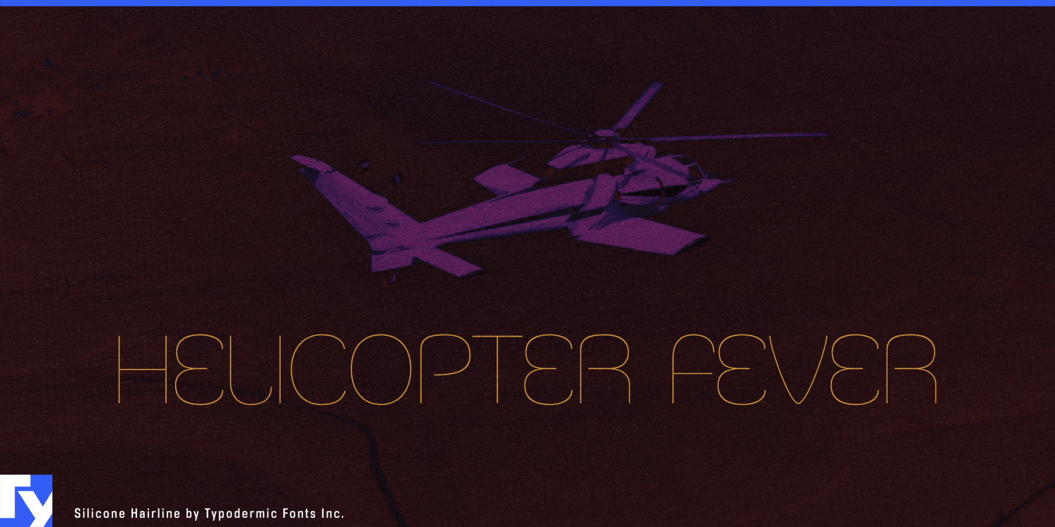 Silicone Font Poster #1