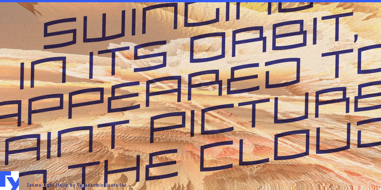 Zosma Font Poster #1