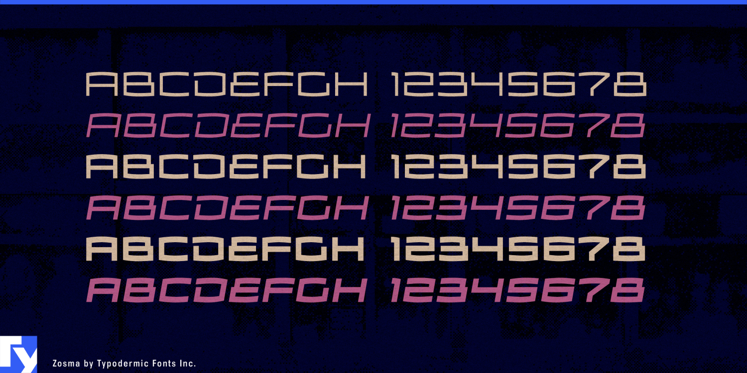 Zosma Font Poster #1