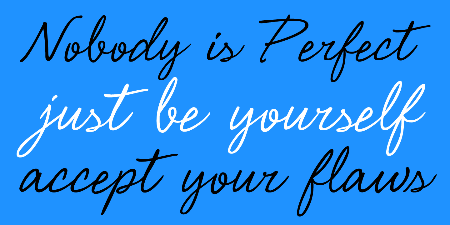 Shimmer Font Poster #1