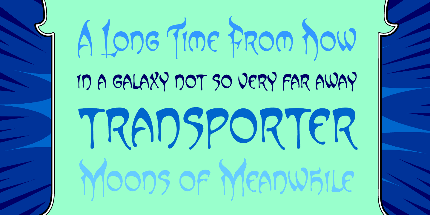 Elsewhere Font Poster #1