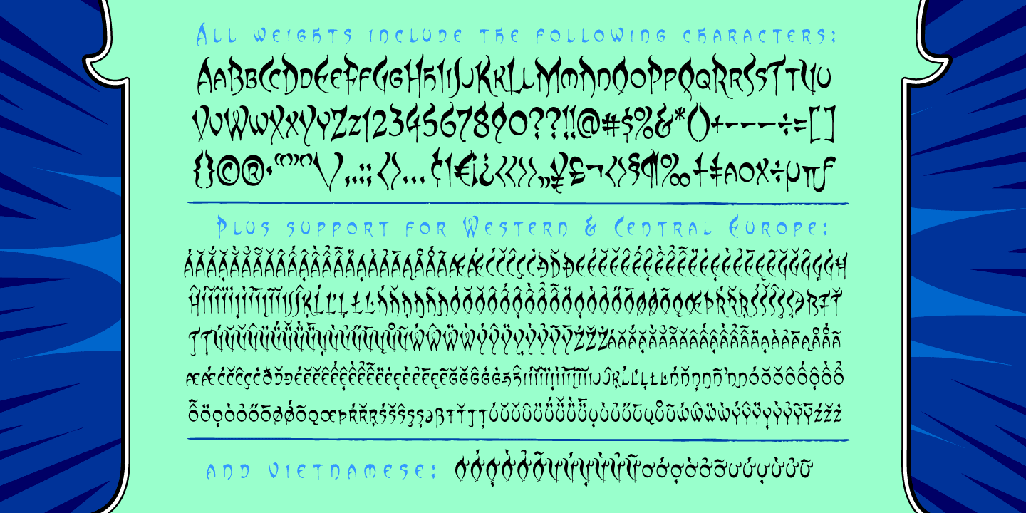 Elsewhere Font Poster #1