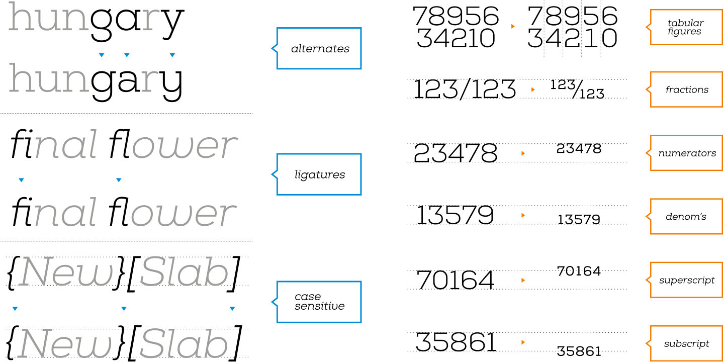 Nexa Slab Font Poster #1