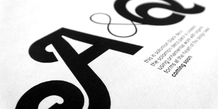Solomon Font Poster #1
