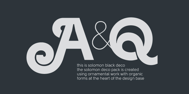 Solomon Font Poster #1