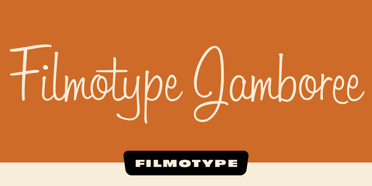 Filmotype Jamboree Font Poster #1