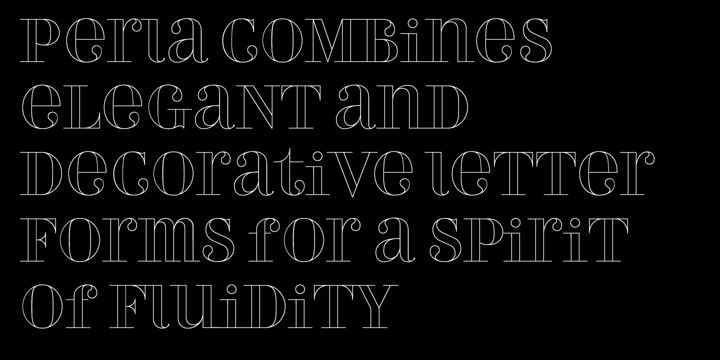 Perla Font Poster #1