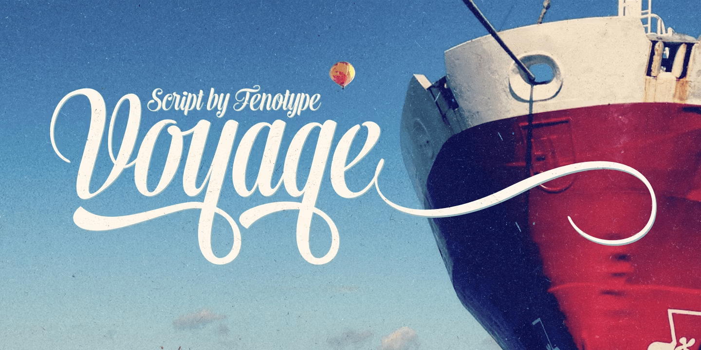 Voyage Font Family Poster