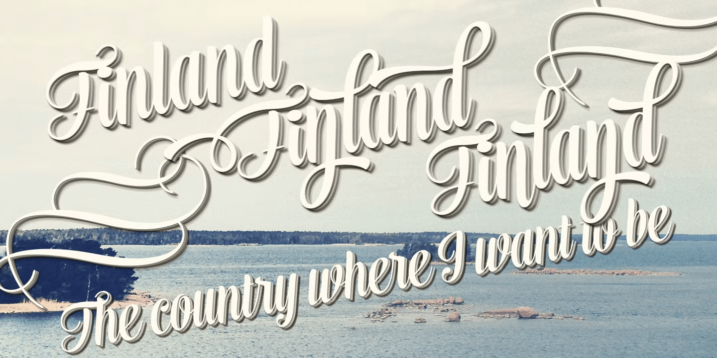 Voyage Font Poster #1