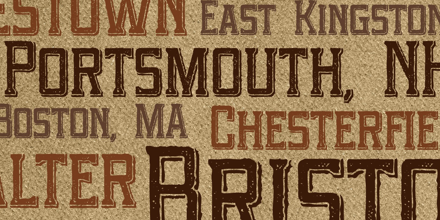 Portsmouth Second Fleet Font Poster #1