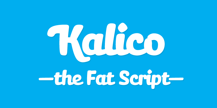 Kalico Font Poster #1