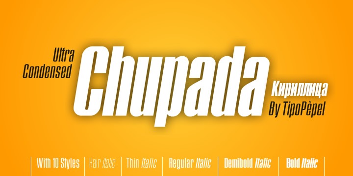 Chupada Font Poster #1