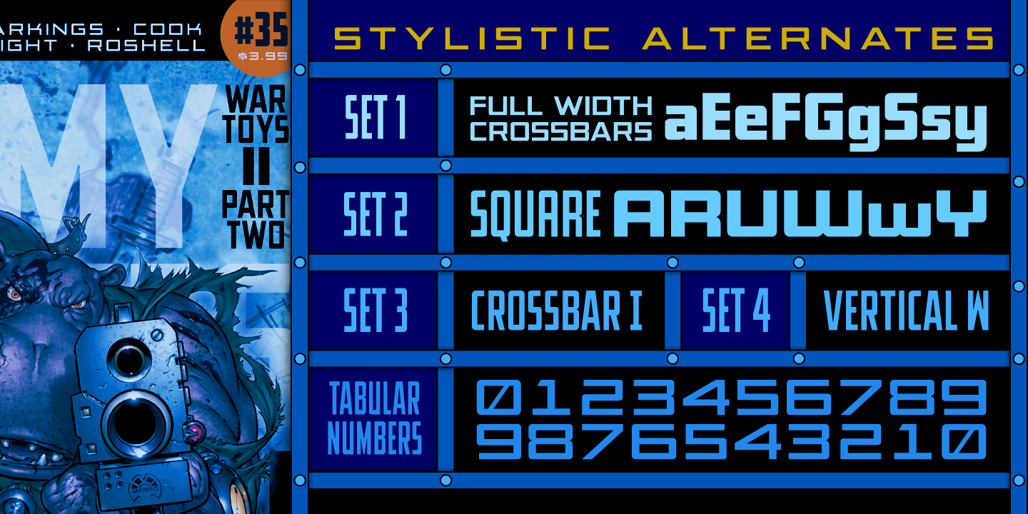 Elephantmen Variable Font Poster #1
