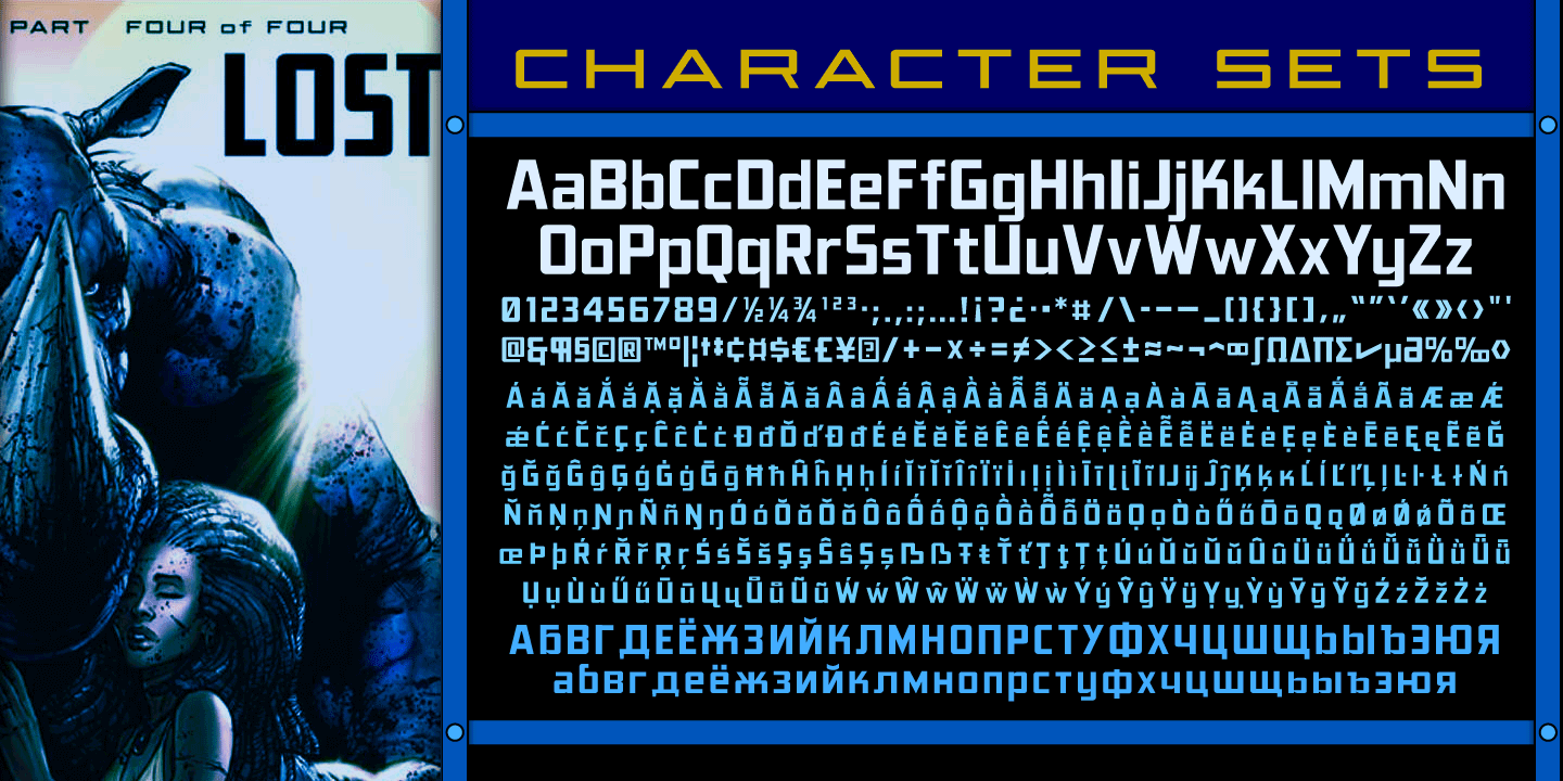 Elephantmen Variable Font Poster #1