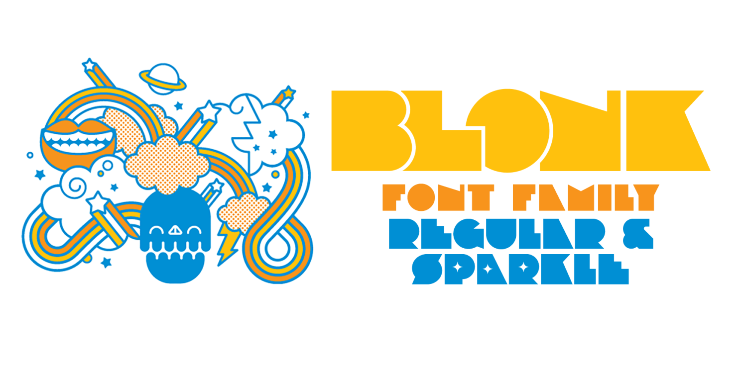 Blonk Font Poster #1