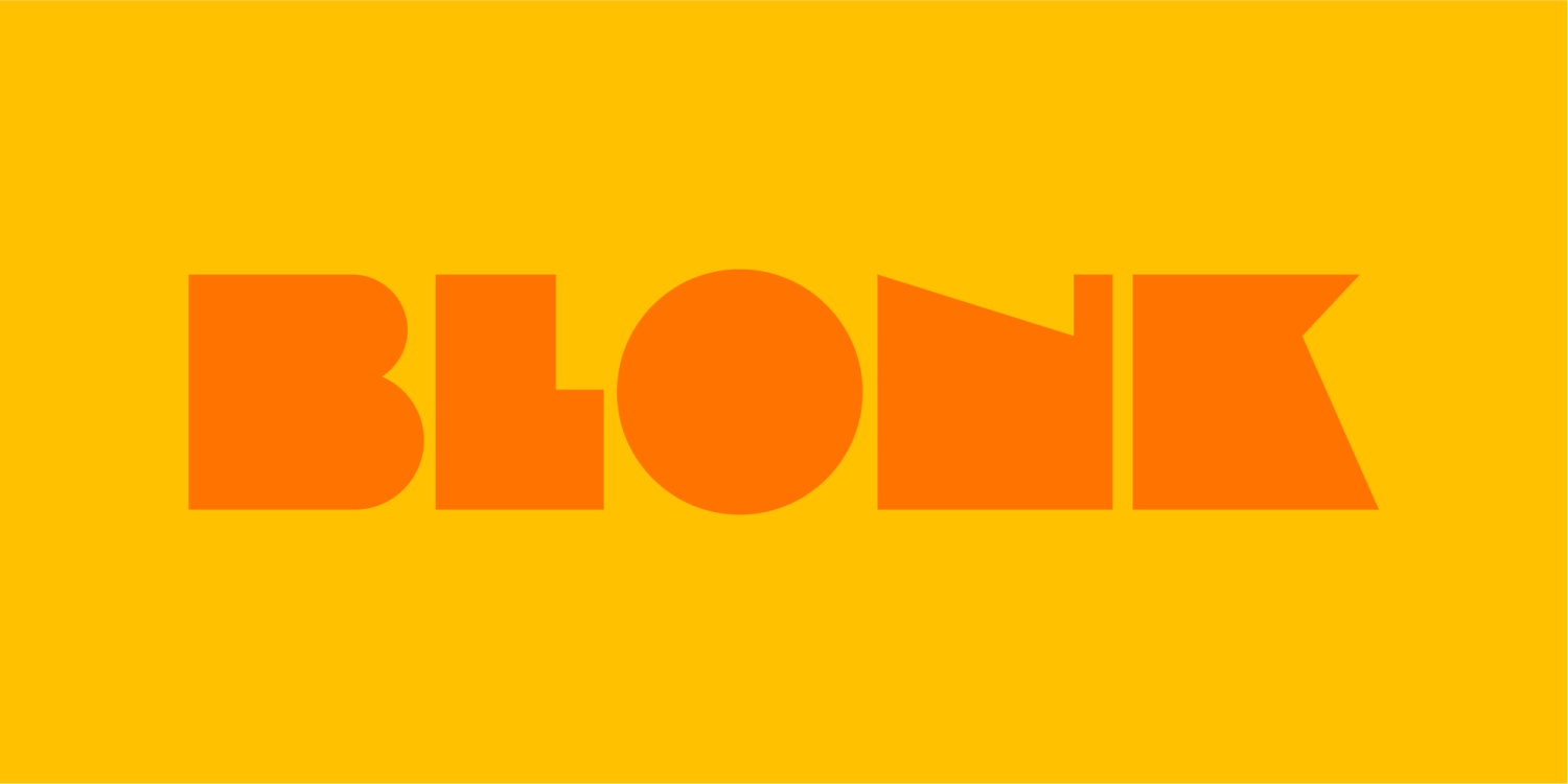 Blonk Font Poster #1
