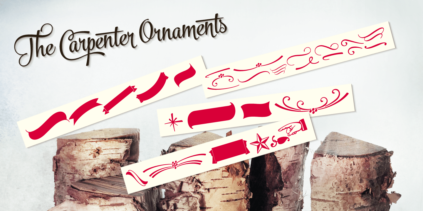 The Carpenter Font Poster #1