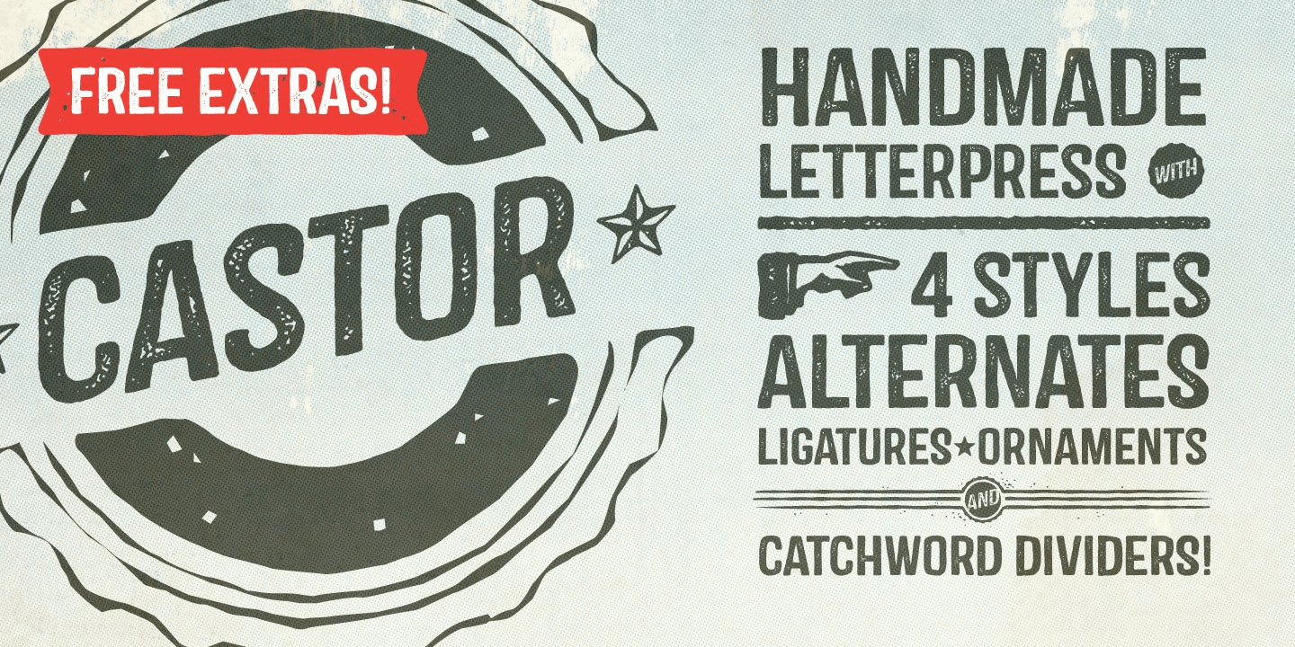Castor Font Poster #1