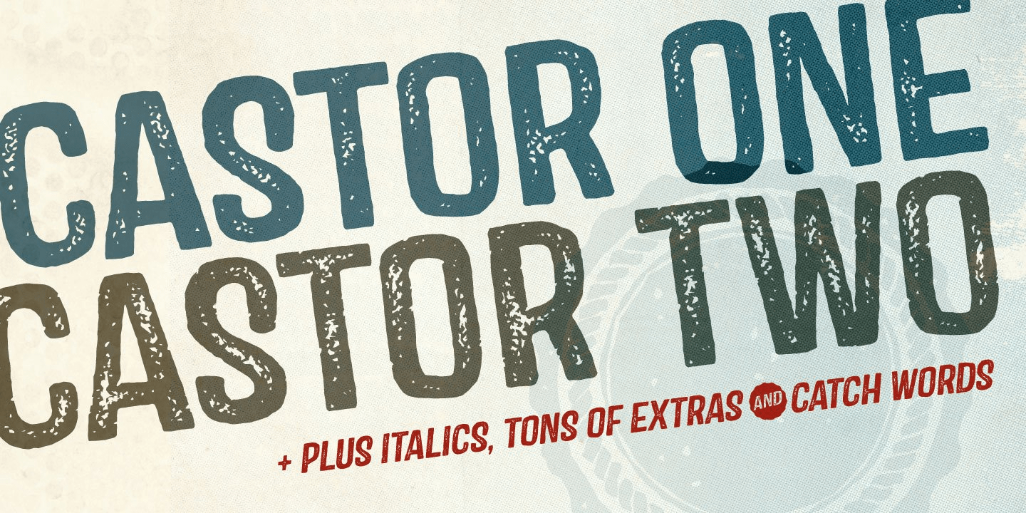 Castor Font Poster #1