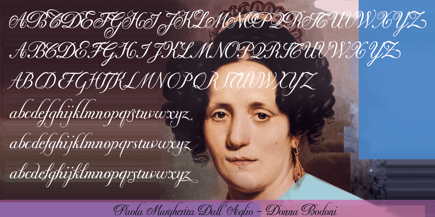 Donna Bodoni Font Poster #1