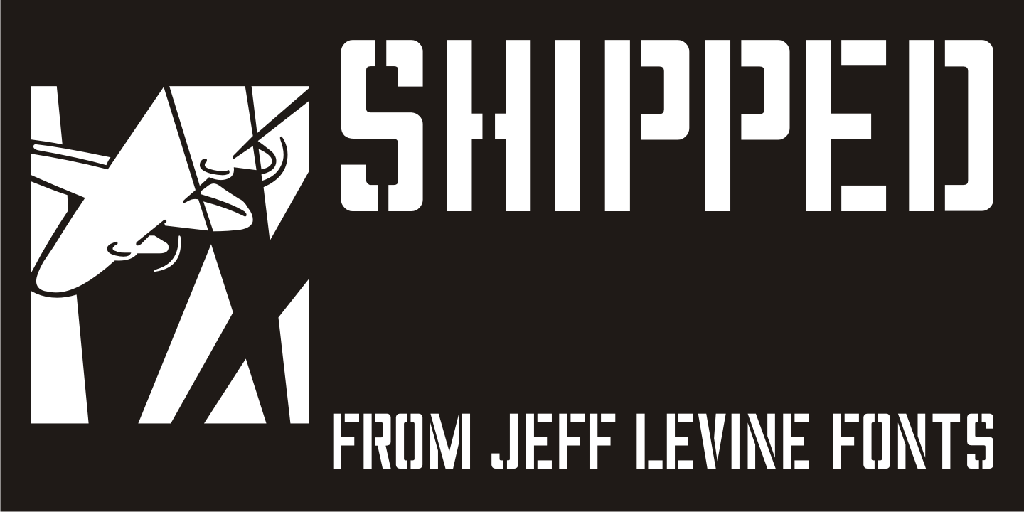 Shipped Font Family Poster