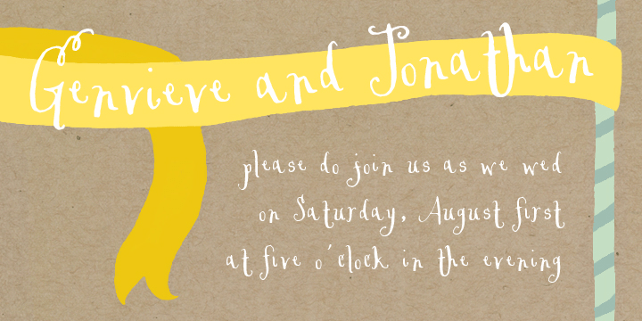 Cerise Font Poster #1