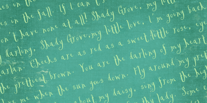 Cerise Font Poster #1