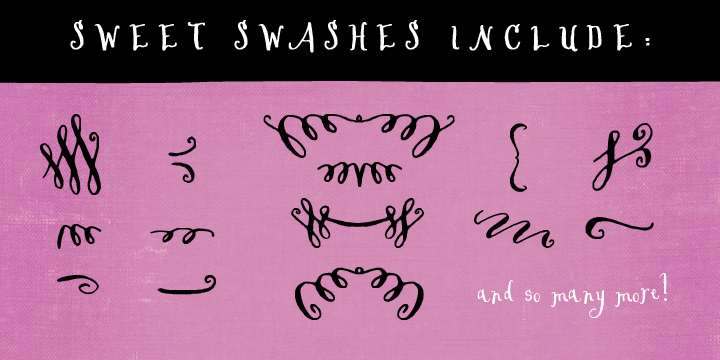 Cerise Font Poster #1